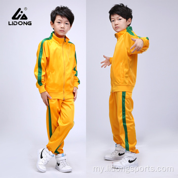 HOT SACY SPORK အားကစားကလေးများဒီဇိုင်နာ Tracksuits ကျောင်း Tracksuit